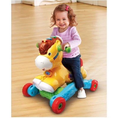 Afbeelding van Driewieler Vtech P&#039;Tit Galop, My Pony Basculo Schommelstoel Muzikaal + 1 Jaar