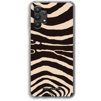 Afbeelding van Case Company® hoesje geschikt voor Samsung Galaxy A32 5G Arizona Zebra Soft Cover Telefoonhoesje Bescherming aan alle Kanten en Schermrand