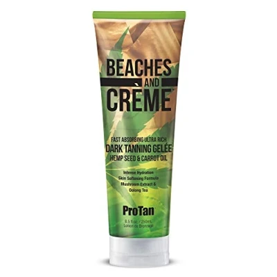 Afbeelding van Pro Tan BEACHES AND CRÉME™ DARK TANNING GELÉE Zonnebankcreme Bruiningsversneller 250ml