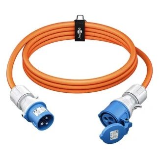 Afbeelding van CEE verlengkabel Goobay 10 meter (16A, 230V, IP44, naar CEE)