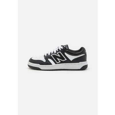 Afbeelding van New Balance 480 Babyschoenen voor kinderen, Maat: 35.5, Black/white Leer/ synthetisch