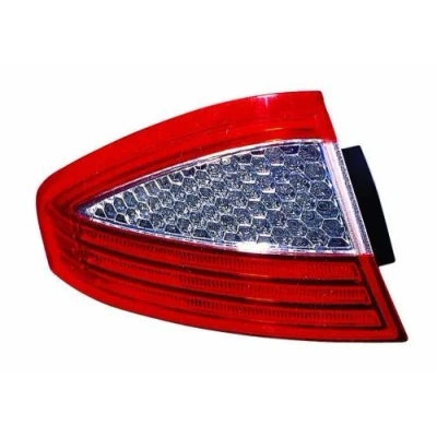 Afbeelding van ABAKUS 431 1974L UE Achterlicht Links Buitenste deel PY21W, P21/5W Zonder lamphouder, gloeilamp FORD: MONDEO 4 Stufenheck