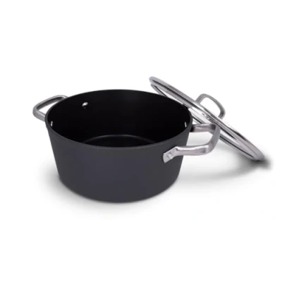 Afbeelding van Arcos Serie Samoa braadpan met antiaanbaklaag 16 cm en 1,5 l volledige inductie geschikt voor elke keuken handgrepen van roestvrij staal koud effect energiebesparend systeem
