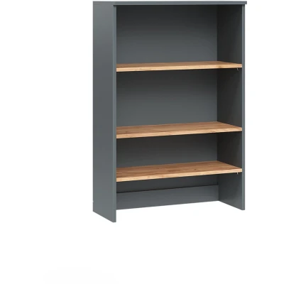 Afbeelding van Vicco ViktorBadkamermeubel 68 x 100.4 cm met open vakken Antraciet/gouden eik