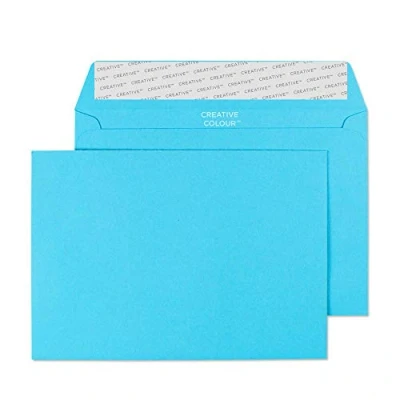 Afbeelding van Blake Creative Colour 15109 enveloppen met plakband, C6, 114 x 162 mm, 120 g/m², 25 stuks, blauw