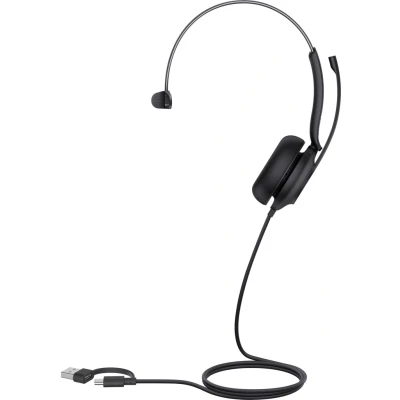 Afbeelding van Yealink UH35 Mono Teams USB C/A Headset Bedraad Over Ear Zwart