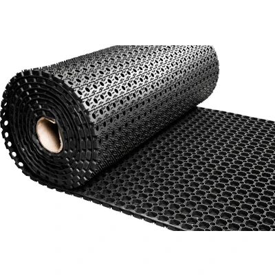Afbeelding van Rubber ringmat op rol Dikte 22 mm Breedte 100 cm per strekkende meter