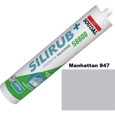 Afbeelding van Soudal Silirub+ S8800 Natuursteen Siliconekit Speciaal voor en Sanitair Kleur: Manhatten 310 ml