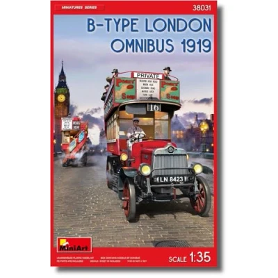 Afbeelding van 1:35 MiniArt 38031 B TYPE London Omnibus 1919 Plastic Modelbouwpakket