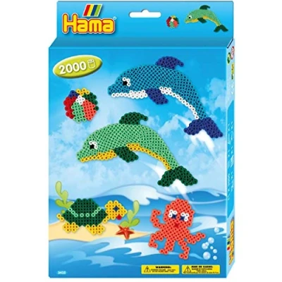 Afbeelding van Hama Set Strijkkralen 2000 Kralen Dolphins 3435