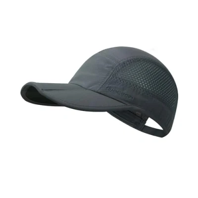 Afbeelding van GADIEMKENSD Folding Outdoor Hat UPF 50+ Sun Protection Mesh Sports Hat, Deep Gray