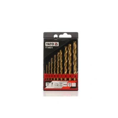 Afbeelding van YATO YT 44674 Set metalen spiraalboren 1, 2, 3, 4, 5, 6, 7, 8, 9, 10 1