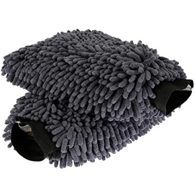 Afbeelding van Microvezel autowashandje Zachte auto en motorverzorging washandschoen voor lak, glas, spiegels, sierlijsten velgen Accessoires