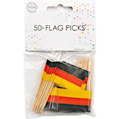 Afbeelding van Prikkers Duitse vlag Duitsland 50 stuks