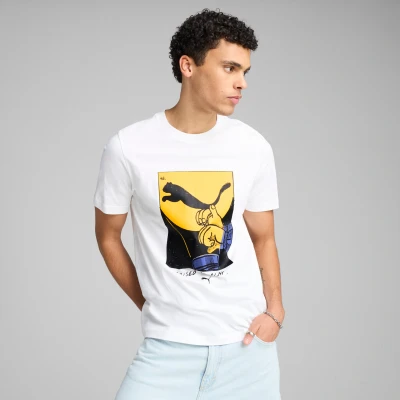 Afbeelding van Puma Graphics Shadow PLAY Tshirt print, Heren, Maat: XXL, White