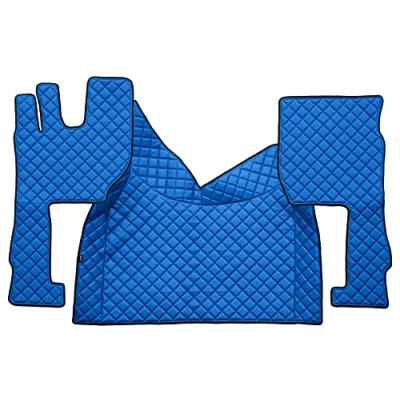Afbeelding van F CORE truck accessoires Vloer volledige mat compatibiliteit voor VOLVO FH 4 01.13 12.19 5 01.20 AUTOMAAT Passagier ophanging BLAUW