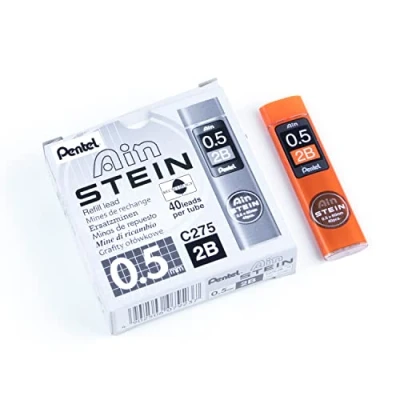 Afbeelding van Pentel C275 2B Set van 12 etuis met 40 vullingen 0,5 mm voor vulpotloden