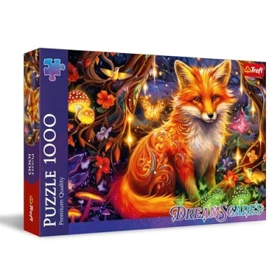 Afbeelding van Trefl DreamScapes: feeënvos Puzzel 1000 stukjes Droomwereld beeldserie voor volwassenen en kinderen vanaf 14 jaar