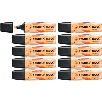 Afbeelding van Stabilo Boss Original Pastel by Ju Snow Markeerstiften, oranje, 10 stuks