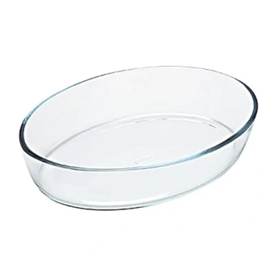 Image de Plat ovale 39cm verre Pyrex 347b000/5044