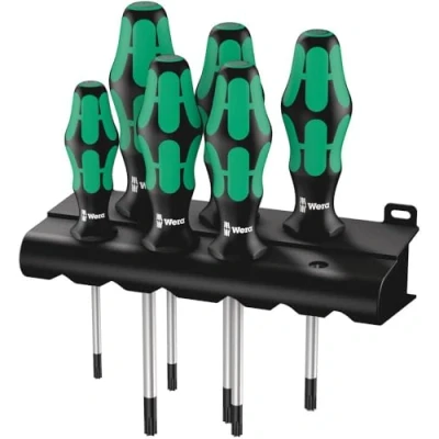 Afbeelding van Wera 05028062001 schroevendraaierset 367/6 TORX 10 40 Trimateriaal handvat 6 delig