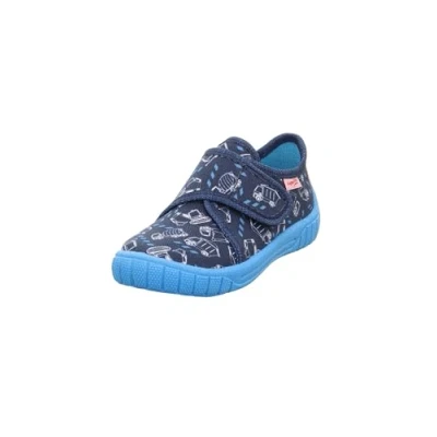 Afbeelding van Superfit BILL Pantoffels darkblue/lightgreen voor kinderen, Maat: 32, Dark blue/light green Textiel