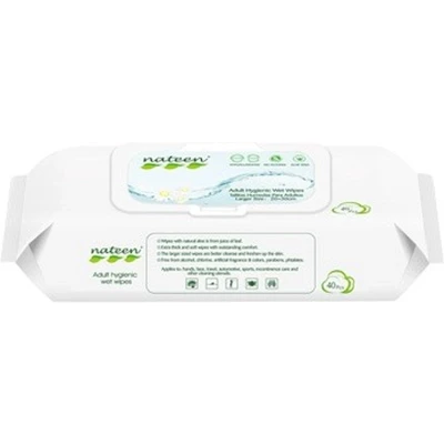 Afbeelding van Pakje van 40 vochtige doekjes met aloe vera 24 pakken