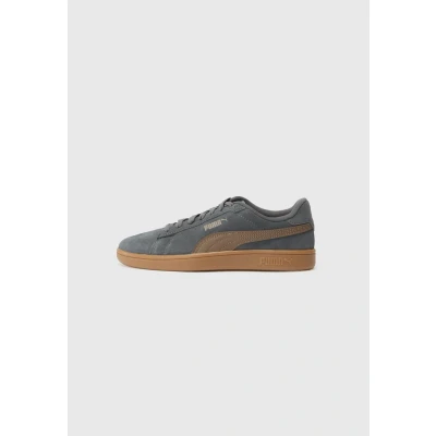Afbeelding van PUMA Smash 3.0 Sneakers, uniseks, Donkergrijze bronzen platte gum