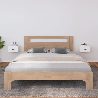 Afbeelding van Nachtkastjes 2 st wandgemonteerd 40x29,5x22 cm wit