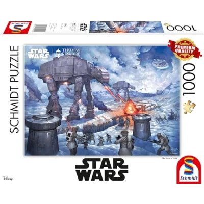 Image de Puzzle 1000 pièces Schmidt Thomas Kinkade : Star Wars, La Bataille de Hoth