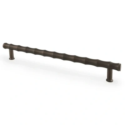Afbeelding van Crispin Bamboo T Bar Kastgreep donker brons 224mm