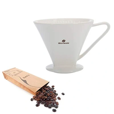 Afbeelding van Westmark Koffiefilter Houder Brasilia 1x6 Porselein Wit