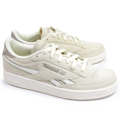 Afbeelding van Reebok Classic CLUB C Revenge Sneakers laag, Dames, Maat: 38, Vintagechalk/chalk/ash Veloursleer