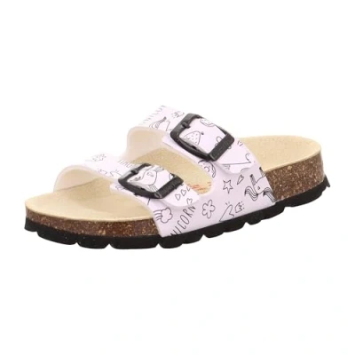 Afbeelding van Superfit Sandalen met riempjes voor meisjes, wit/zwart 1060