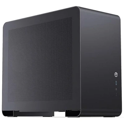 Afbeelding van Jonsbo U4 Mini Mesh Micro ATX Gehäuse schwarz tower behuizing, Gaming PC behuizing Zwart