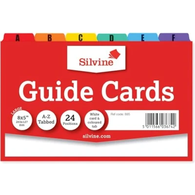 Afbeelding van Silvine 20,3 x 12,7 cm kaartgids