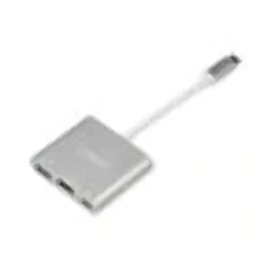 Afbeelding van iBox IUH3CFT1 interface hub USB 3.0 (3.1 Gen 1) Type C 5000 Mbit/s Zilver