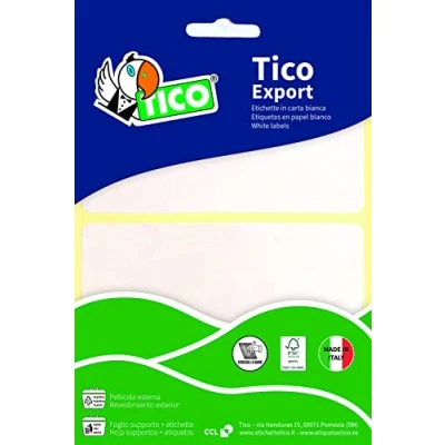 Afbeelding van Tico E 2214 etiket Wit Rechthoek Permanent 450 stuk(s)