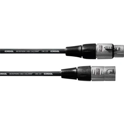 Afbeelding van Cordial CFM1FM XLR Verbindingskabel [1x bus 1x stekker] 1.00 m Zwart