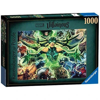 Image de Puzzle 1000 pièces Ravensburger Hela Collection Marvel Villainous