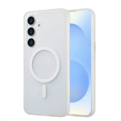 Afbeelding van imoshion Hoesje Geschikt voor Samsung Galaxy S25 Color Guard Backcover MagSafe Wit