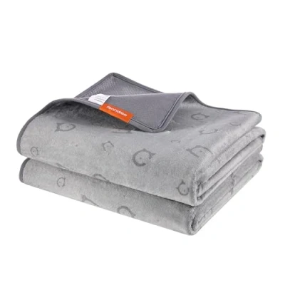 Afbeelding van Feandrea Absorberende hondenmat, wasbaar, 2 pakketten, herbruikbaar, 122 x 91 cm, L, huisdiermat, lekvrij, antislip, voor honden, katten, konijnen, wolkenwit PTD003W01
