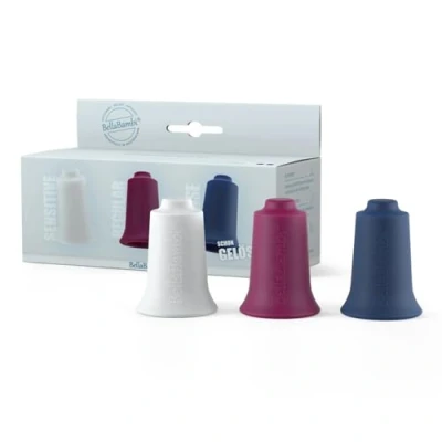 Afbeelding van Bellabambi Mini Kit Trio Zuignap wit/paars/blauw (laag/medium/sterke intensiteit) Ø 20 mm, 3 stuks