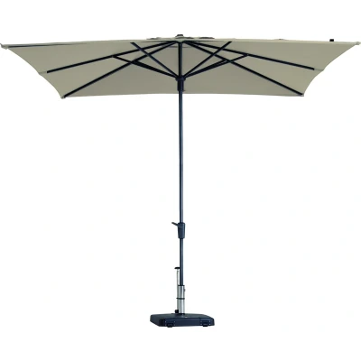 Afbeelding van Stokparasol Syros 280 x cm light grey zonwering Madison