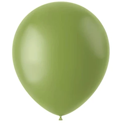 Afbeelding van Olijfgroene ballonnen 33cm 10 stuks