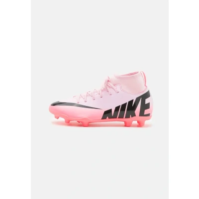Afbeelding van Nike Performance JR Mercurial CLUB FG/MG Unisex Voetbalschoenen met kunststof noppen voor kinderen, Maat: 38.5, Pink foam/black Textiel/ synthetisch