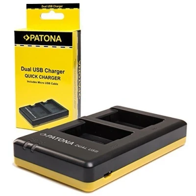 Afbeelding van PATONA Dual Quick Charger voor Nikon EN EL19, ENEL19