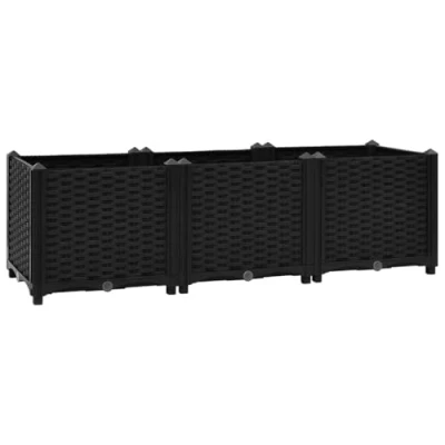 Afbeelding van Plantenbak verhoogd 120x40x38 cm polypropyleen
