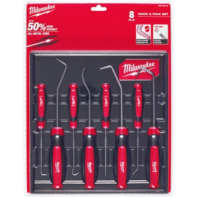 Afbeelding van MILWAUKEE 4932480569 hakenset 8 delig