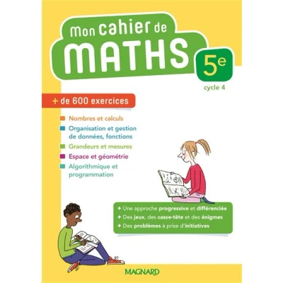 Image de Mon cahier de maths 5e (2018)
